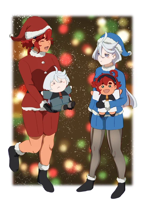 今日は間に合わなかったから一昨年のスレミオクリスマス絵でも🎄 