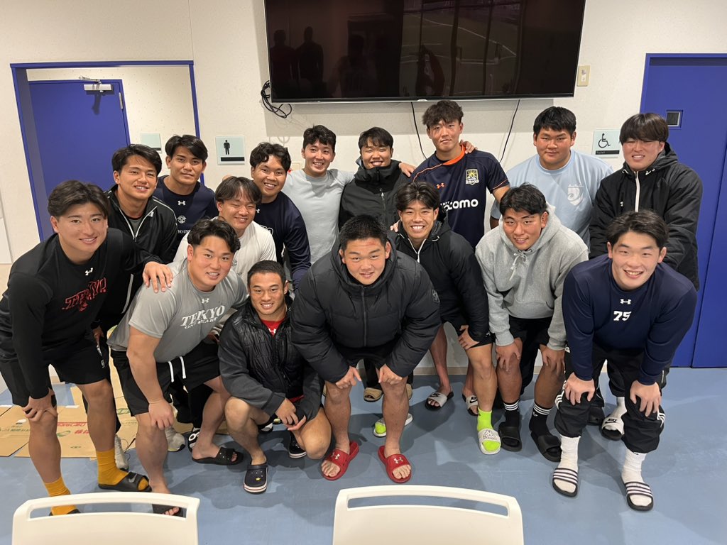 OB情報】 本日、弊部OBの青木恵斗さん、江良颯さん、高本幹也さんが