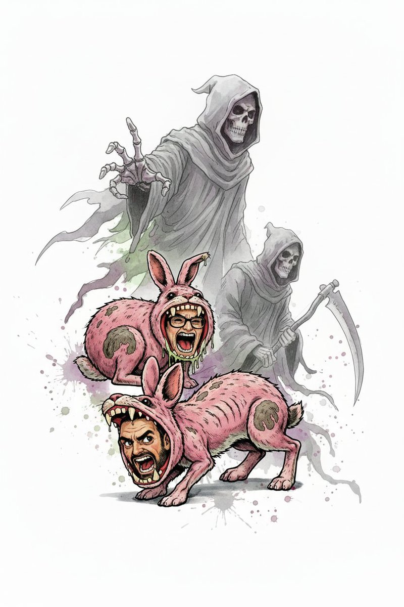 Spacemunkey81's tweet image. LolcowReapers: Pink Bunny Reapers ft @XylieGetsReal and Josh. Happy 50th. @lolcowlive