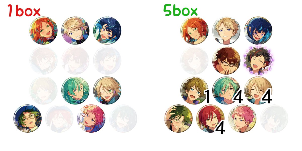 あんスタ バラエティ缶バッジ バラ缶 流星隊 千秋 奏汰 鉄虎 翠 忍 缶バッジ バラ缶 バラエティ缶バッジ 茨 あんスタ あんさんぶるスターズ