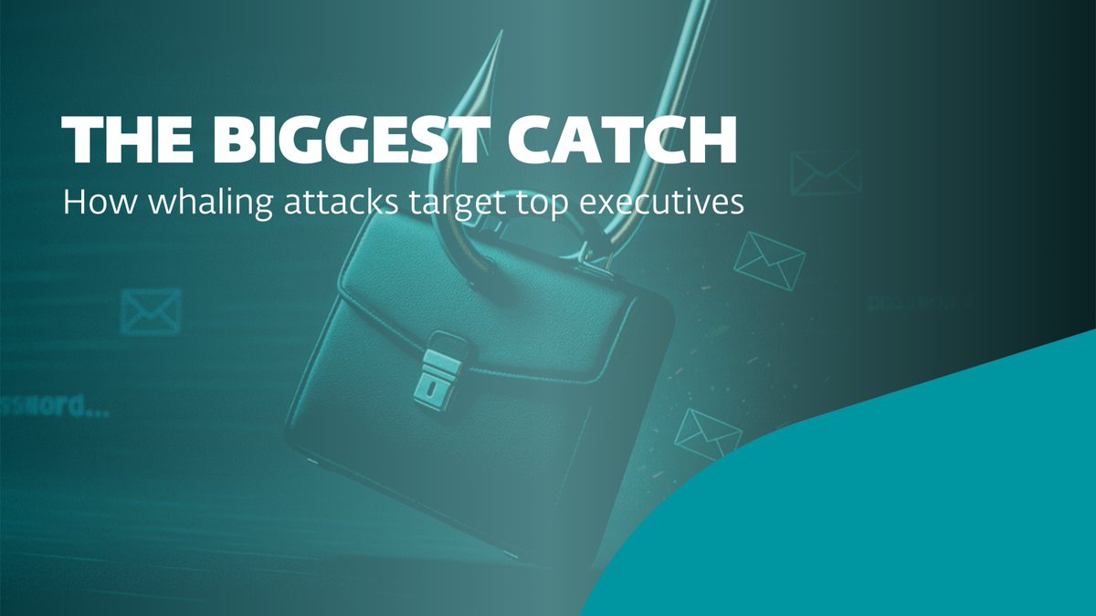Whaling attacks target senior leaders, where a single convincing message or meeting invite can lead to compromised emails or fraudulent payments welivesecurity.com/en/business-se…