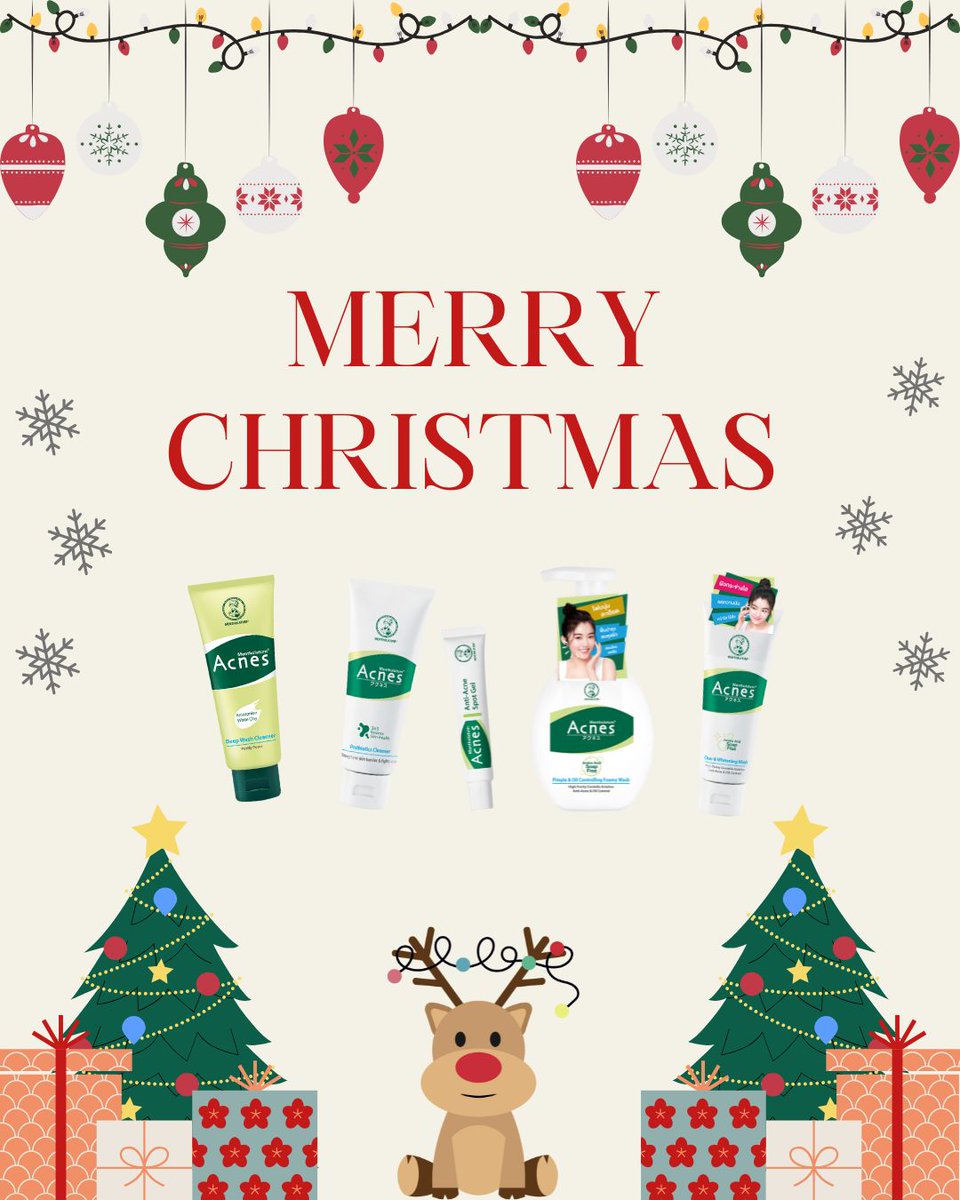 MentholatumA's tweet photo. 🎄 𝑴𝒆𝒓𝒓𝒚 𝑪𝒉𝒓𝒊𝒔𝒕𝒎𝒂𝒔
สิวปีนี้…ขอจบไว้แค่นี้
เริ่มผิวใหม่ที่ใสกว่า กับ Mentholatum Acnes ✨

#เมนโทลาทั่มแอคเน่ส์ #christmas2025 https://t.co/DZrHveDZdP