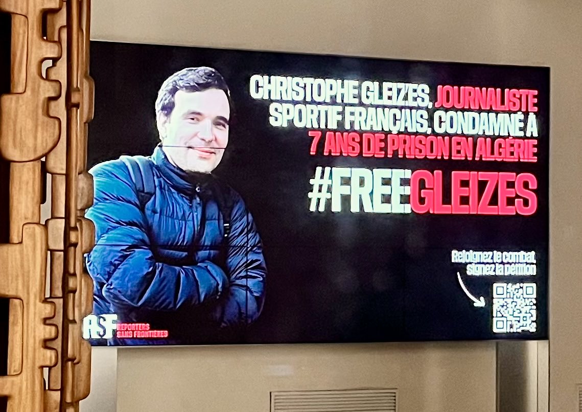 Grosse pensée en ce jour particulier où Christophe Gleizes ne sera pas avec sa famille comme il devrait l’être #gleizes