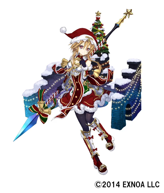 【お仕事絵】 御城プロジェクト:RE 聖夜ティンタジェル城を担当させて頂きました! #城プロRE