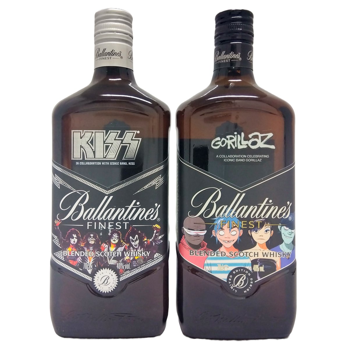 KISS & Gorillaz// バランタイン・ファイネスト・アーティストコラボに