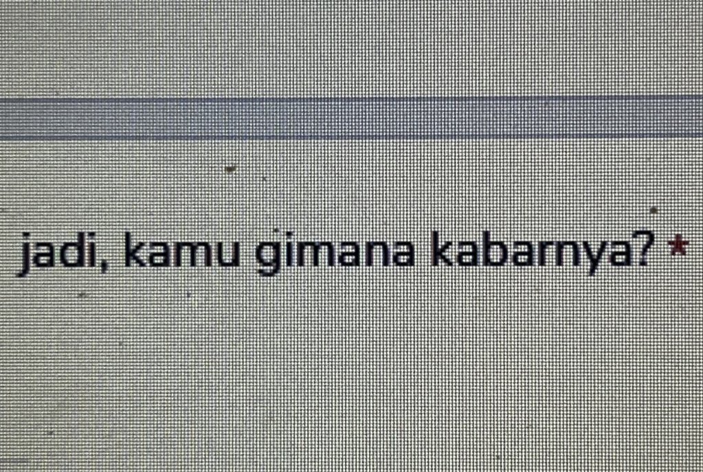 intan_imp's tweet photo. Ngisi gform yg harus dijawab tp kok sulit https://t.co/RIKeGH4ktQ