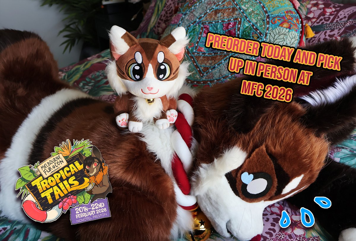 🐾Nero Cat Plush Toy, Pre-orders Now Open!

🎨The furry-themed plush toy created in collaboration with artist @frostedmonster is now a reality! The newest, cutest, and bestest little cat plush toy you'll ever own!

👉🏻Pre-order Link: ko-fi.com/s/469fe111b5

🌟Product Highlights