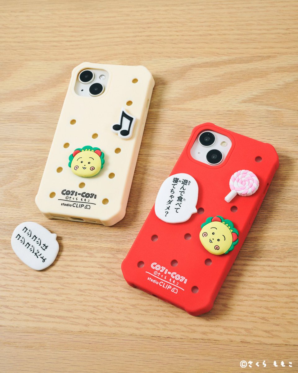 コジコジコラボ第2弾では、スマホカバーやストラップなどの毎日に欠か