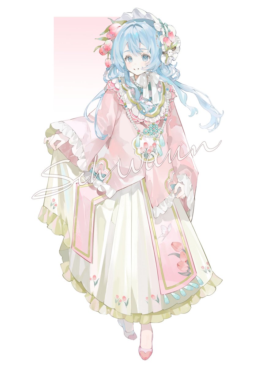 Schwann_n's tweet photo. 🌷🌷💐#Commission https://t.co/Vy071dmFcc