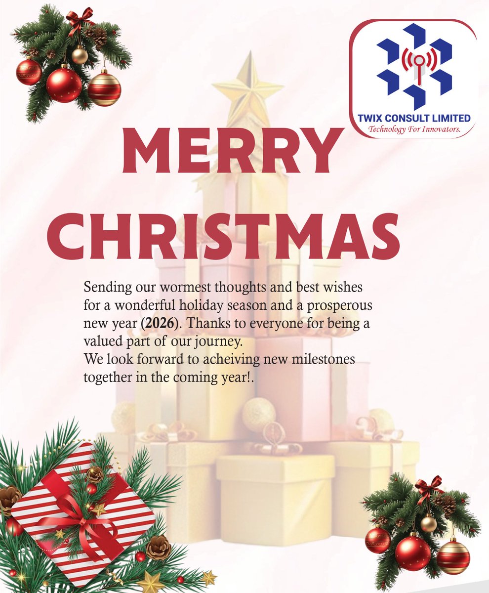 SolomonAtwine's tweet photo. Merry Christmas to Our Dear Customers! 🎄✨
As we celebrate this joyful season, we sincerely thank you for your continued trust and support. May your Christmas be filled with peace, happiness, and prosperity. We look forward to serving you even better in the coming year. https://t.co/rJPDlAZsOb