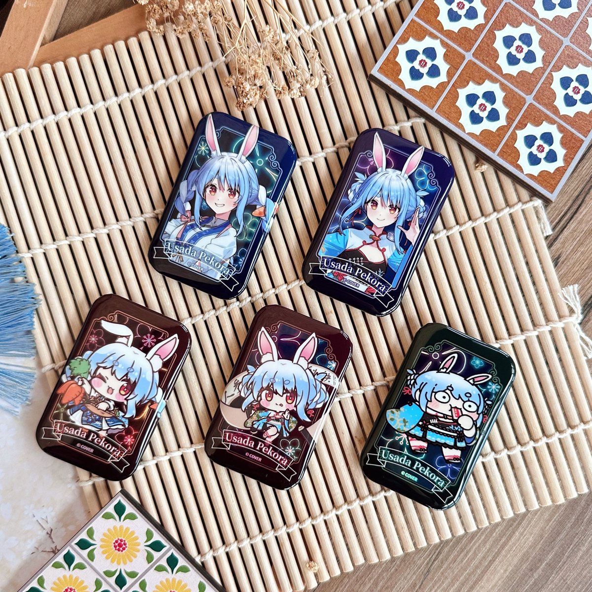 声をいっしょに守るぺこ！／ ✨トレーディングスクエア缶バッジ 商品