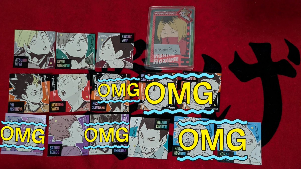 交換・譲渡】 ハイキュー スクエアステッカー 2弾 ジャンフェス