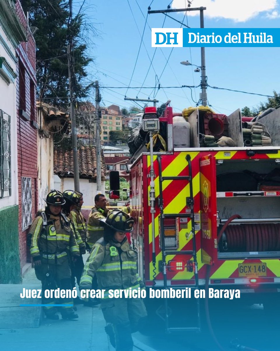 diariodelhuila's tweet photo. #Investigación 👀Tras una acción popular, un juzgado de Neiva le dio un mes de plazo para firmar convenio o crear cuerpo oficial.
Le contamos más ⤵️
https://t.co/Xj2lNng5fX
#Huila #Baraya #Bomberos https://t.co/Giq7VZRYDp