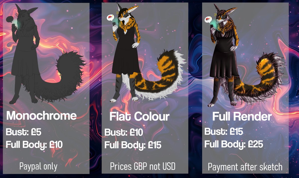 ADHDxArt's tweet photo. Commissions open

Will do -
Furry/anthro
Human/humanoid
Monsters/creatures/ect

For more info:
https://t.co/tyzZt4mSti

or

https://t.co/agSdolnW9S

#art #digitalart #fantasyart #anthroart #furrycommission #commissionsopen #commiss https://t.co/trDYquqpKA