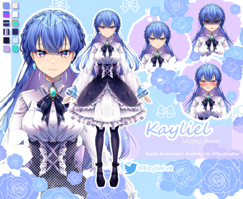 Kayliel💙🖋 Librarian and Retro Vtuber tweet media