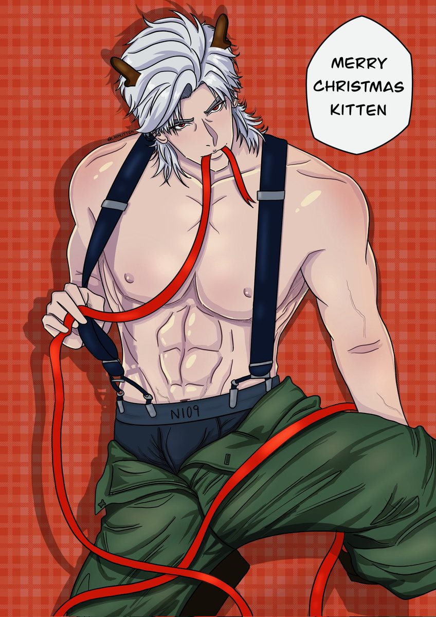 lndkitten's tweet photo. Merry Christmas everyone 🎁🎄🐾
#sylus #Christmas #loveanddeepspacefanart https://t.co/4Vi0yqQK0e