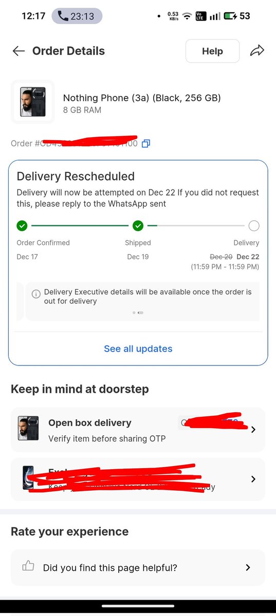 captiotusrex36's tweet photo. Pathetic delivery infrastructure of @Flipkart , the package is available in the nearest hub and the delivery is getting delayed since the last 4 days , when I connect with the delivery agent he says "if you want the package come to the hub and collect it yourself or pay for fuel" https://t.co/AVhUA0VjBD