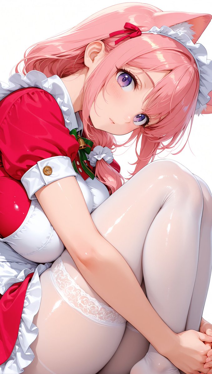 X1st624202's tweet image. 冬の白タイツ、あったか
ゆるっと休憩、いっしょに☕

This is an original SFW anime-style illustration