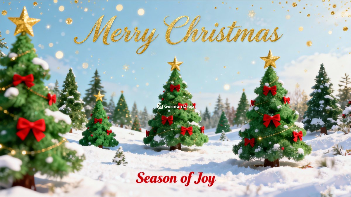german_drop's tweet image. Merry Christmas 🎄✨
Wishing our global partners a joyful day filled with warmth and celebration. Thank you for growing with German Drop — we look forward to another year of success together. 🎁
#GermanDrop #MerryChristmas #HolidayJoy #GlobalSellers #Ecommerce