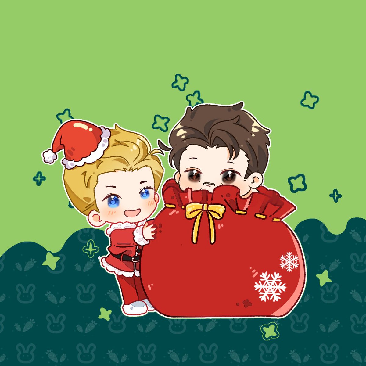 Jeong_Pham's tweet image. 🎅🏼🦌🎁 After diligently delivering gifts to good children, Santa Claus Steve finally received his own Christmas present: a one and only Tony Stark, meant just for Steve Rogers 🛡️❤️🎁🤖

#stony #盾铁 #キャプトニ #스토니 #stevetony
#MerryChristmas2025 🎄☃️🎅🏼