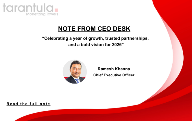 TarantulaGlobal's tweet photo. Looking ahead for 2026, our focus remains clear—building sustainable growth, strengthening client trust, and evolving with purpose.
Our CEO, Ramesh Khanna shares  vision for the year ahead.
Click here to read more- https://t.co/baSbMiGztT
#YearInReview #2025Highlights https://t.co/KLRDgSVVlQ