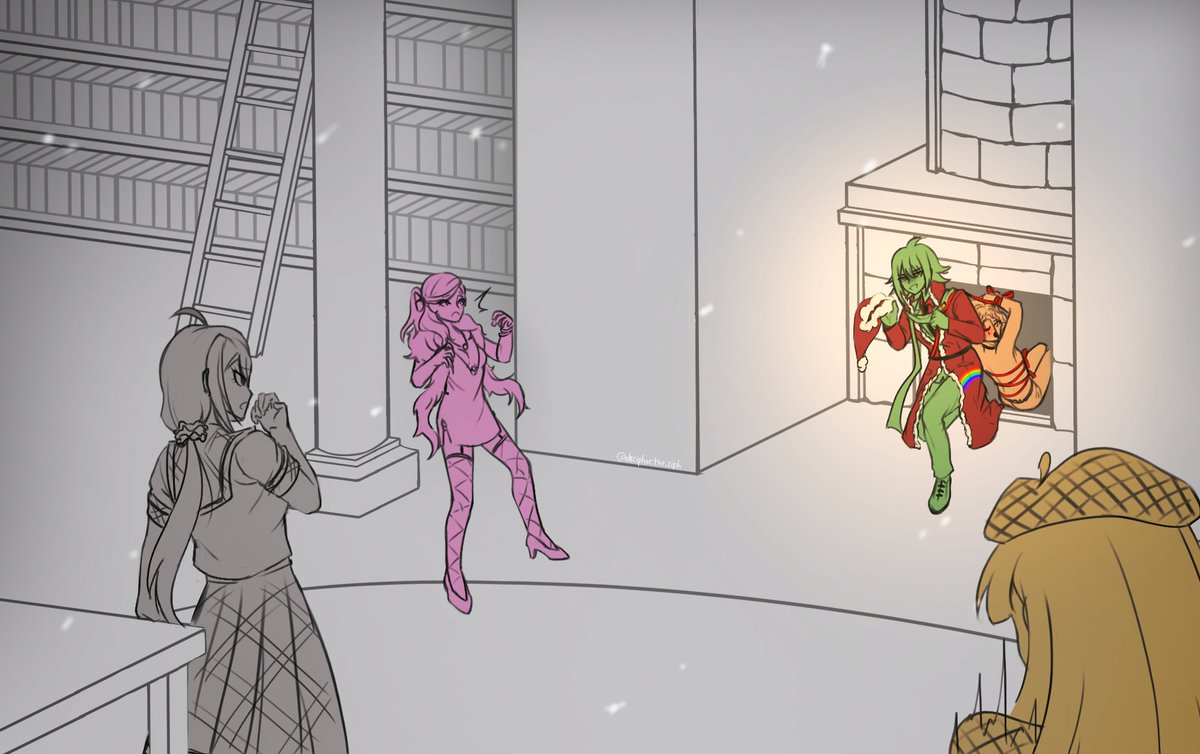 DeciphertheCip1's tweet image. merry mikado christmas i come bearing another shitpost