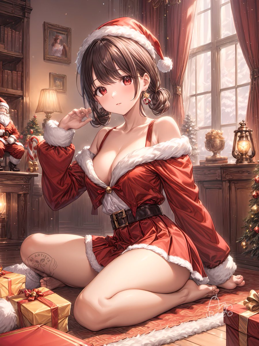 Apricotjam_rico's tweet image. 「外は寒いから、ここでゆっくりしよ？」 暖炉の光に包まれて、君と過ごす穏やかな夜。
#AIart
#AIイラスト好きさんと繋がりたい 
可愛い子のイラストを随時アップ中。
画風、顔が気に入った子がいれば指名…