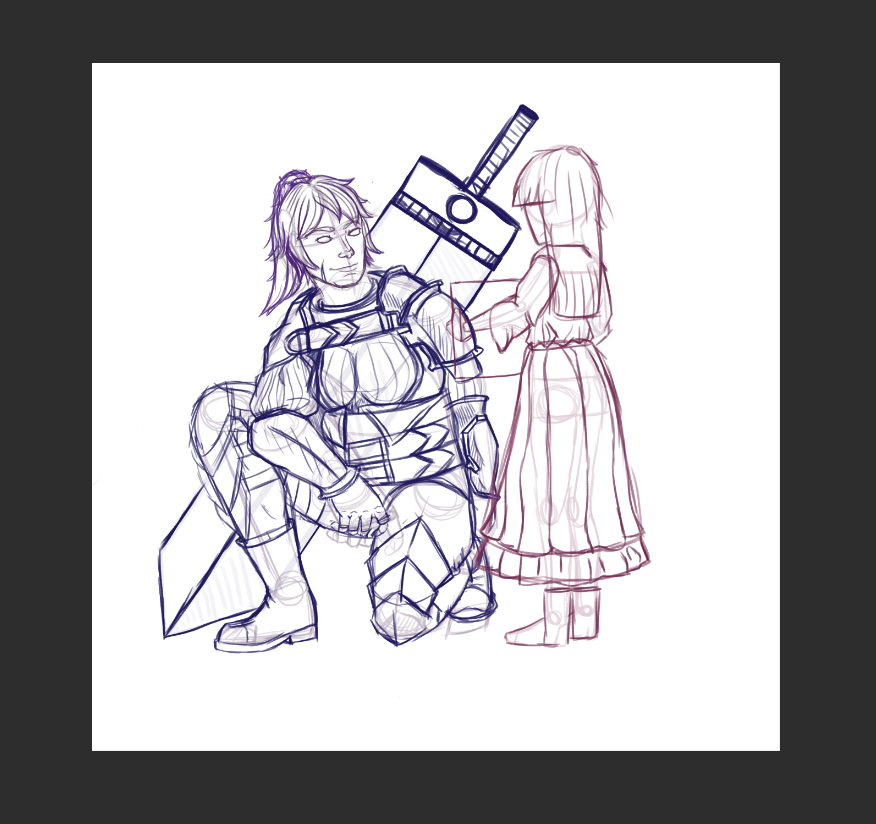 ADHDxArt's tweet photo. WIP sketch of a commission I'm doing

#art #digitalart #WIP #dungeons https://t.co/RRyyJlPkA6