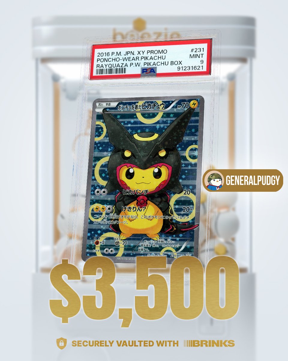 beezie_io's tweet image. Who love Ponchos? 🙋‍♂️
Gold Claw spittin out Grails atm, GGs on the pull General! 😤