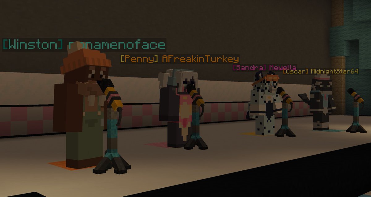 It was an honor to host this Minecraft event! Thank you to my staff who helped make this possible, and thank you to the players who contributed with immersive roleplay and story telling!

We hope to see you again at Penny and Pal's Parlor!

#pennyandpals 🍦 #pennyandpalsparlor