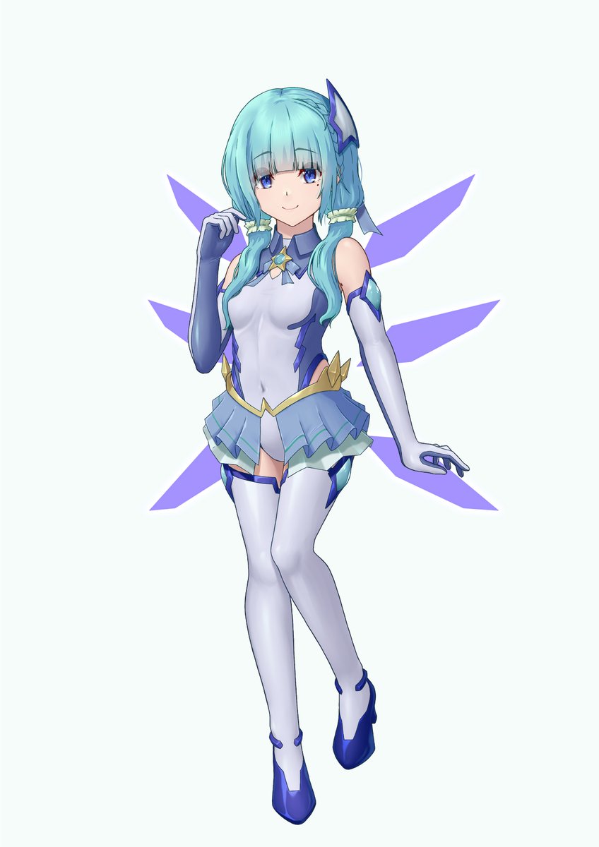 うちの子変身ヒロインのJC時代。ヒロインの髪型変えるの大好き侍 