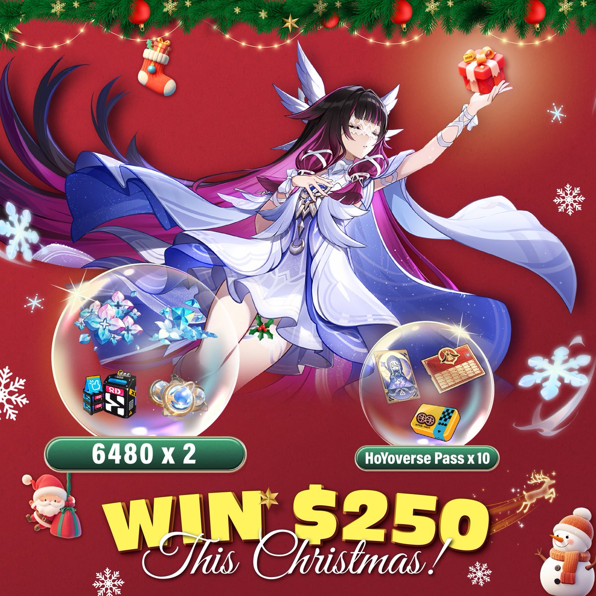 🎄Christmas $250 Giveaway Event🎄

Prizes:
【2x 6480 Pack】 + 【10x Monthly Pass】

Rules: 
>Follow <a href="/Topuplive_/">Topuplive.com</a> +❤+🔁
 
>Comment: Merry Christmas!!

>Join the Discord to boost your chance: discord.gg/k4QtsAcn8k 

✨Use code [16k] for 10% Off

📅Ends at 2025/12/31
📢Winners