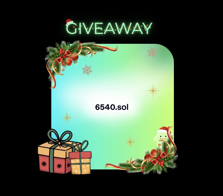 Demain, c’est Noël, non ? 🎄

Alors, on vous propose ce sympathique domaine 4 digits en cadeau à retrouver sous le sapin 🎁

Pour participer :
➜ follow <a href="/DotSolFR/">SNSFrance.sol</a> 
➜ tag 1 collègue en commentaire
➜ retweet ce tweet

Tirage du gagnant le 25 au soir !