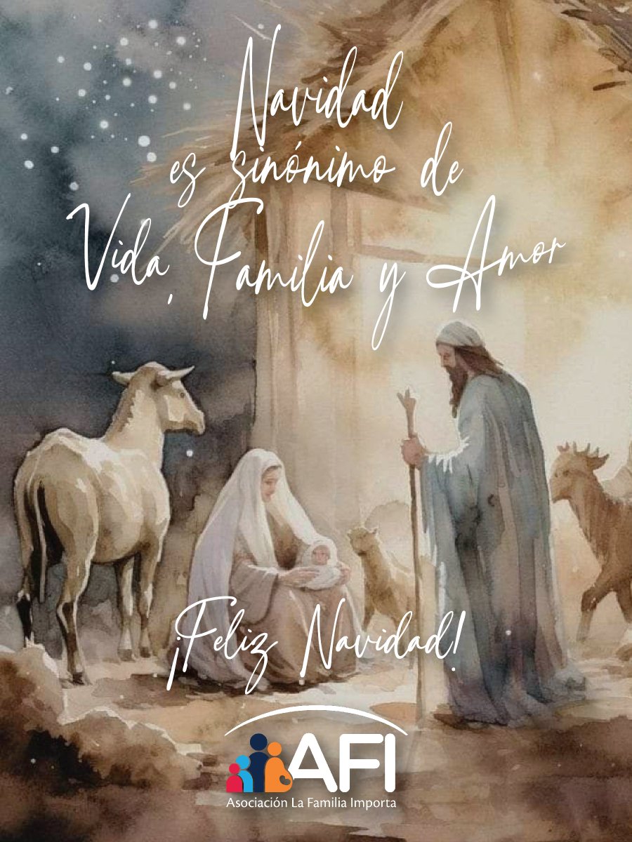 Navidad es sinónimo de Vida, Familia y Amor
¡Feliz Navidad!