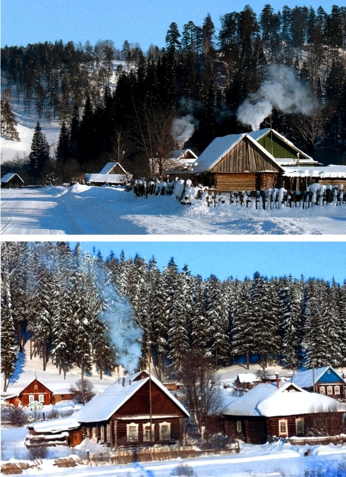 У нас, в уральских селениях.