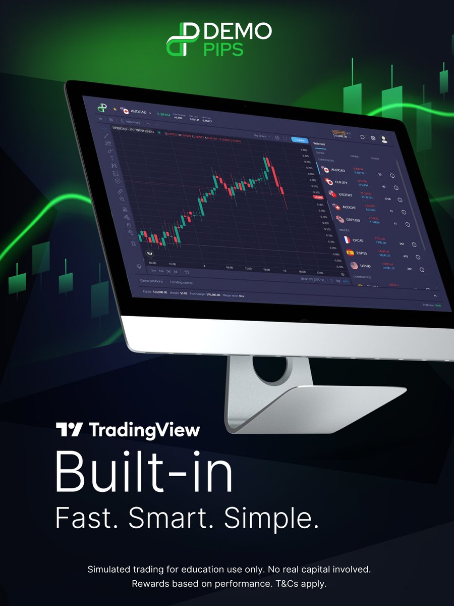 📊 Get real-time charts, market data, and powerful analysis tools — with Built-in TradingView.

Smart Traders Choose Smart Prop Firm 💡
👉 Start your Challenge today!

#DemoPips #TradingView