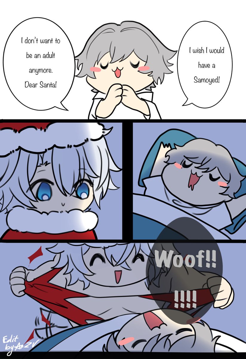 Here your Samoyed, Cae 🎄

#PhaiCae #ファイ穹