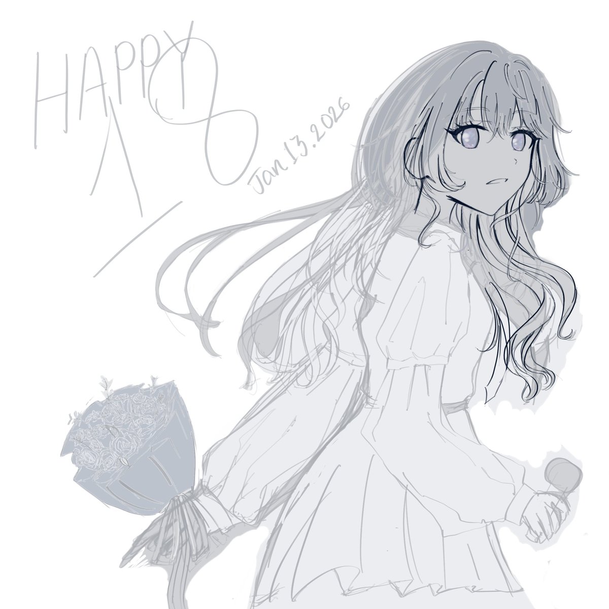 DAZE_virtual's tweet image. Happy Christmas Eve! I’m not doing anything special today as well. Just studying and drawing as usual.