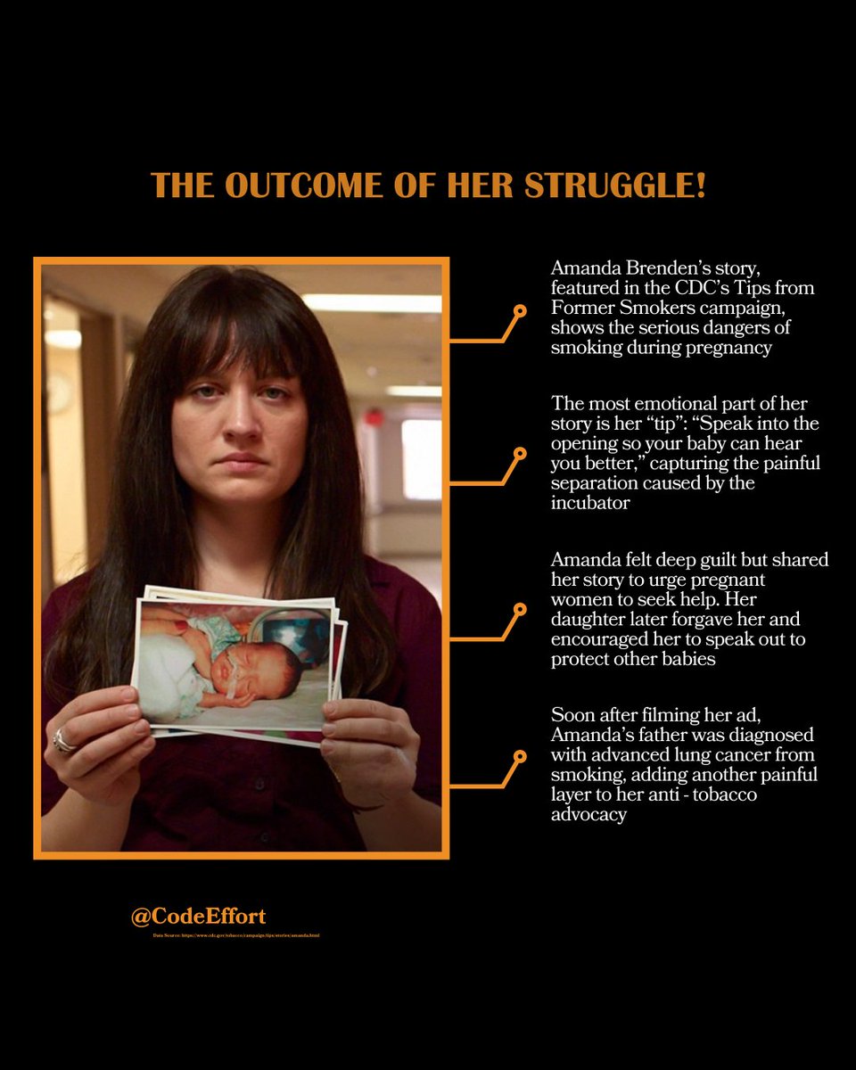 When Amanda Brenden became pregnant, she knew her fight with tobacco was no longer just about her — it was about protecting a life growing inside her. 🚬 🔍

#TobaccoExposed #CodeEffort #RecycleTheButt #SmokingIsInjuriousToHealth