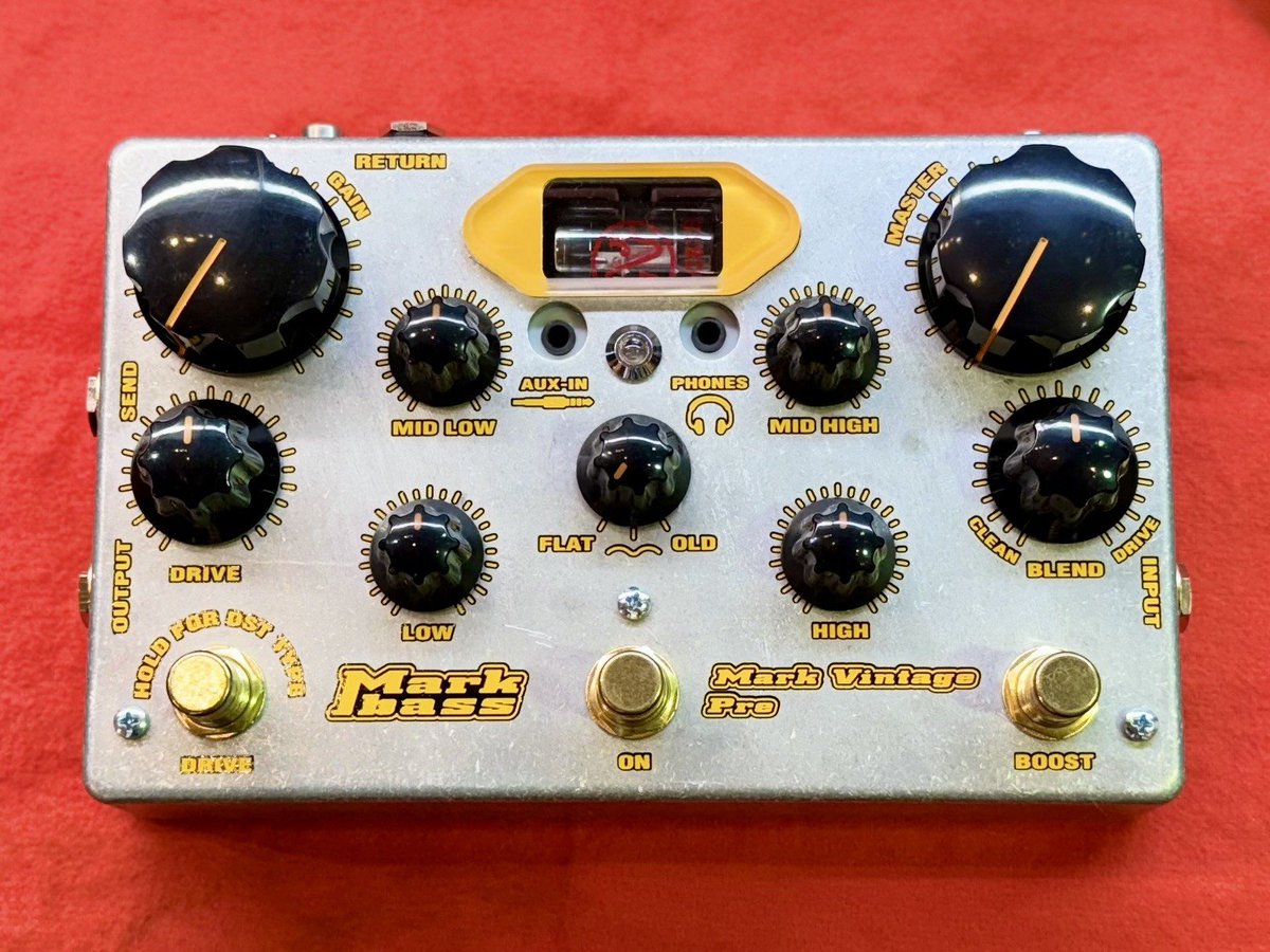 Markbass Mark Vintage Pre べースプリアンプ　美品‼️ お取寄せ商品】Markbass Mark Vintage Pre(プリアンプ)(マークベース