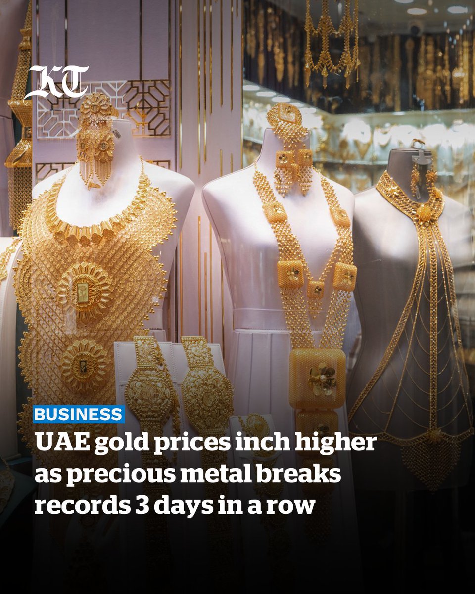 GOLD is showing no signs of slowing down as the yellow metal continues to  break new records for the third day in a row. When #Markets opened on  Wednesday, 24K gold stood