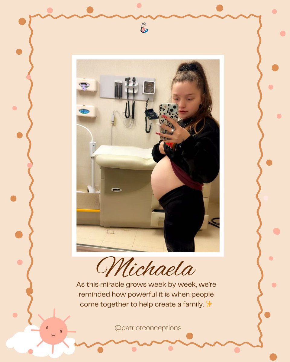 PatriotConcept4's tweet image. Michaela is 22 weeks and glowing! ✨

As this miracle grows, we’re reminded of the power of community. What are you thankful for today? 🫶

Drop a comment to cheer on Michaela and her baby! 💬

#PatriotConceptions #22Weeks #Surrogacy