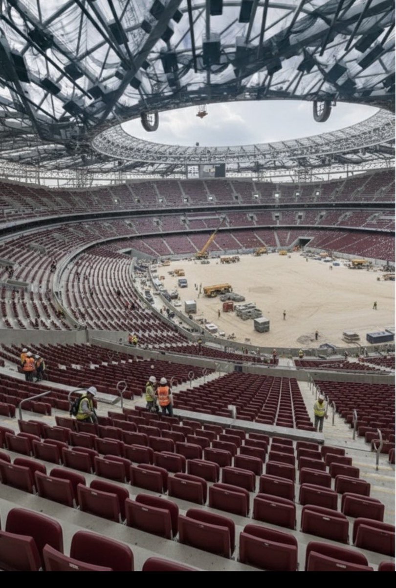 QioHub's tweet image. هكذا ستكون ألوان مدرجات ملعب أرامكو 🇸🇦♥️