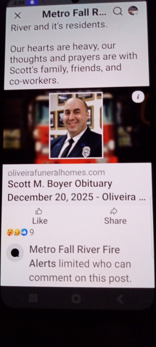 fa253's tweet image. Fall River, MA R.I.P Dispatcher Scott Boyer