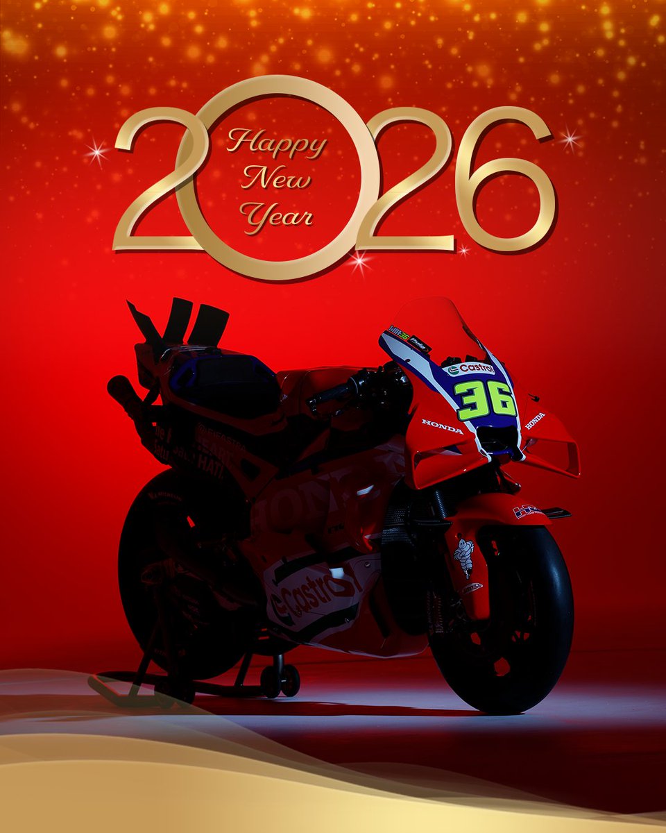 HondaMoto_HRC's tweet image. Happy New Year🎉

Celebrate the coming of a new year with the RC213V!
Wishing you a wonderful year ahead✨

#Honda