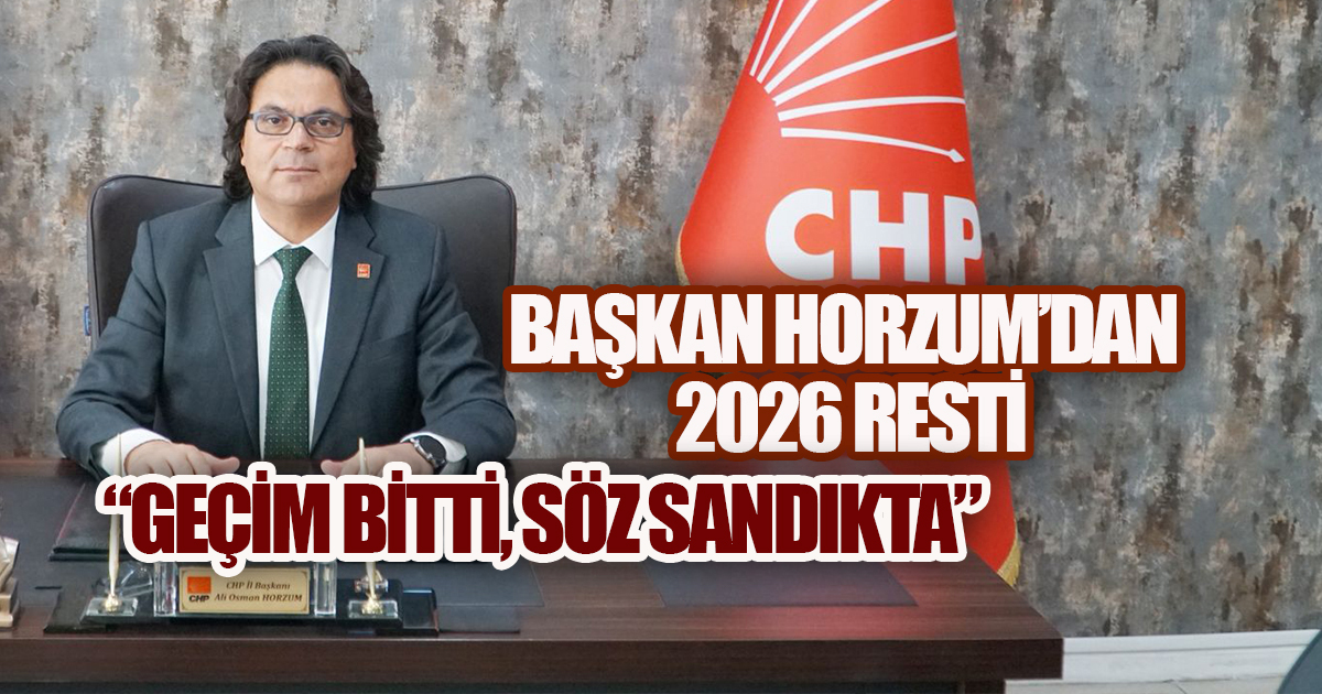 Başkan Horzum’dan Erken Seçim Çıkışı, "Açlık Varken Sabır Beklemeyin, 2026 Seçim Yılıdır" 
denizliekspres.com.tr/baskan-horzum-… 
<a href="/HorzumAli/">Ali OSMAN HORZUM</a> <a href="/denizlichpil/">Cumhuriyet Halk Partisi Denizli İl Başkanlığı</a> <a href="/keremcanterzi/">Kerem Can Terzi</a> <a href="/herkesicinCHP/">CHP 🇹🇷</a>