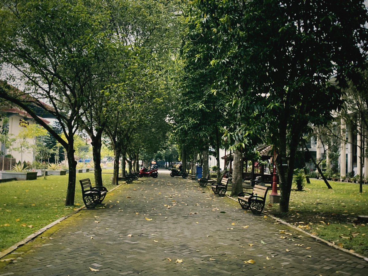 coffee_matchaaa's tweet image. #SudutUGM perpusat after rain🌧️