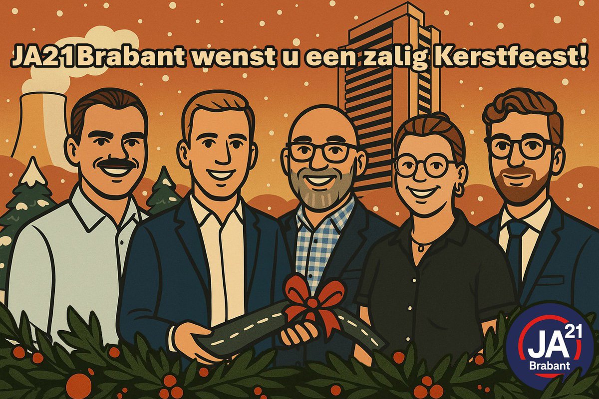 JA21Brabant wenst u een zalig kerstfeest en een voorspoedig 2026!