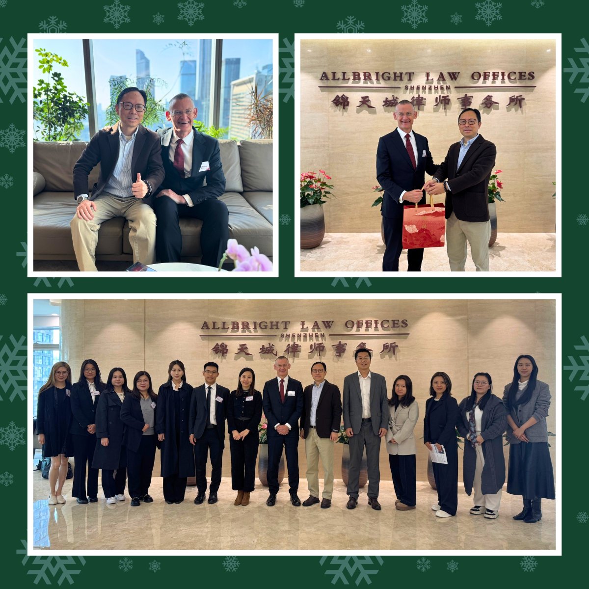 Robertsons_HK's tweet photo. A team of us celebrated Christmas at our Guangzhou representative office. We also visited some of our friends in Shenzhen at Allbright Law Offices, and Sincere Partners &amp; Attorneys. May we wish everyone a Christmas filled with love, peace and connection.

#Robertsons #Christmas https://t.co/yvnrO3jw68