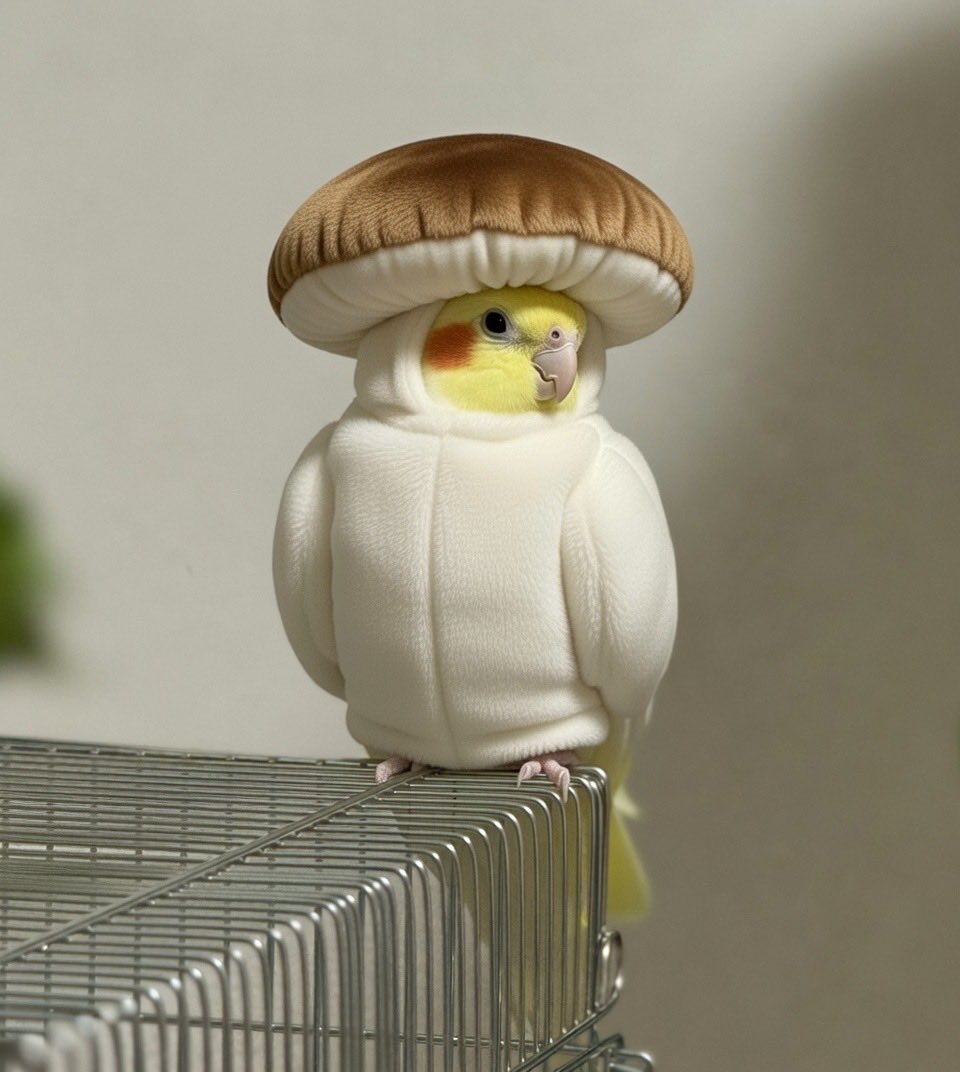 LxxTiro's tweet photo. ママがエリンギ好きって言ったからエリンギになってみました

さくらもちお姉ちゃんは毒キノコになってました

#コザクラインコ
#さくらもち
#オカメインコ
#菊丸
#菊丸日記 https://t.co/OCAvlRM5Ky
